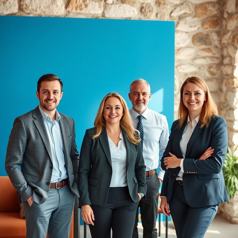 Portret konzultantskog tima u uredu u Varaždinu